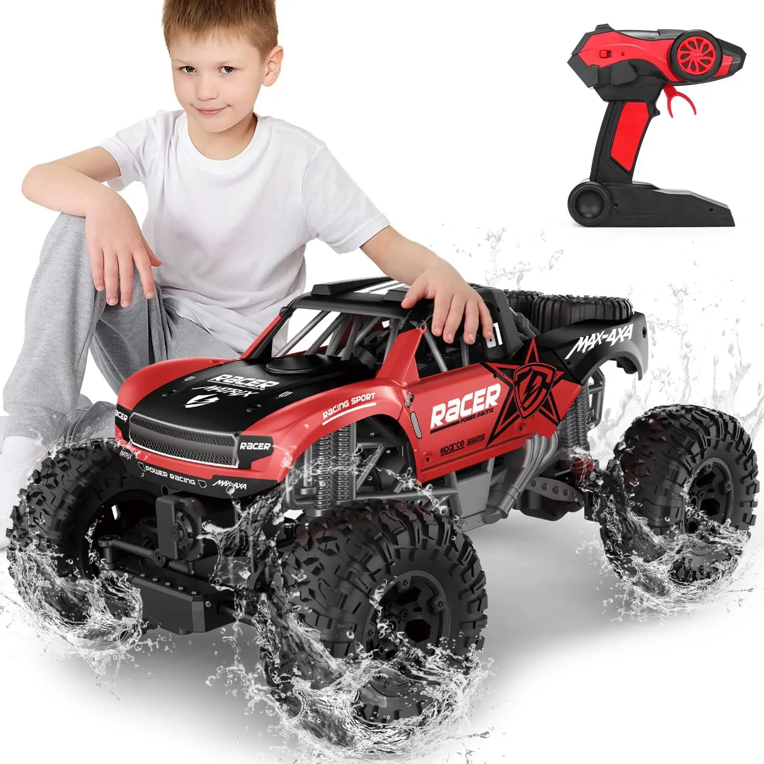 Rc Truck Monster - Ciężarówki RC 4x4 Offroad Wodoodporne -