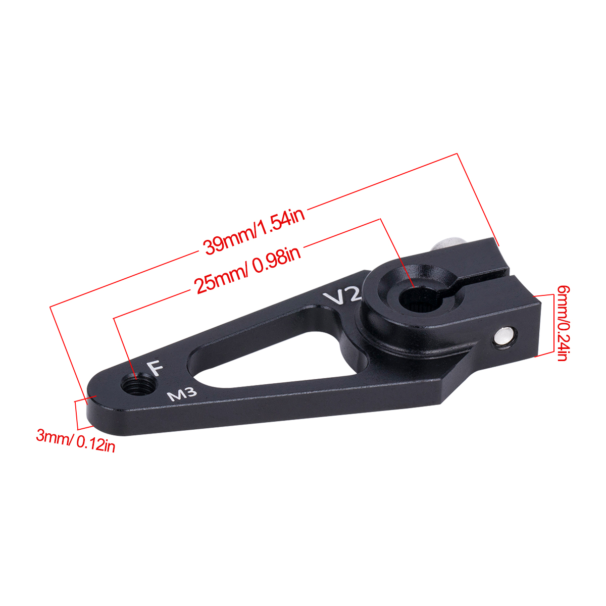 Aluminiowe ramię serwa 7075 25 – Rc Hobby Racing recenzja i cena