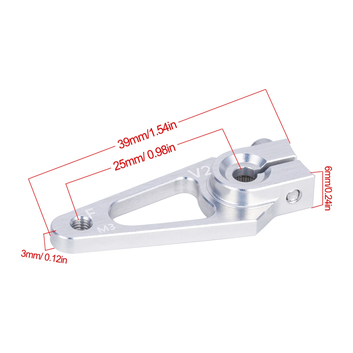 Ramię serwa 39mm M3 7075 z alu – Rc Hobby Racing recenzja i cena