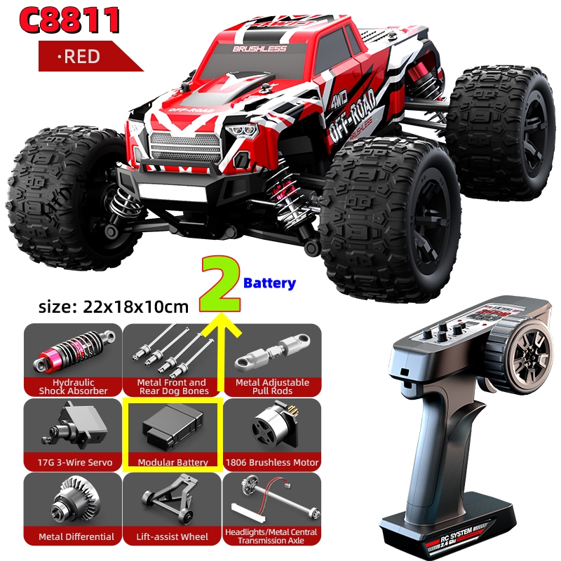 JHD C8811 40KM/H Szybkie samoc – Rc Truck Monster recenzja i cena
