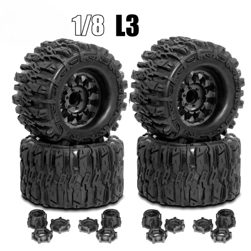 4 SZT. Opony 1/8 z felgami 170 – Rc Truck Monster recenzja i cena