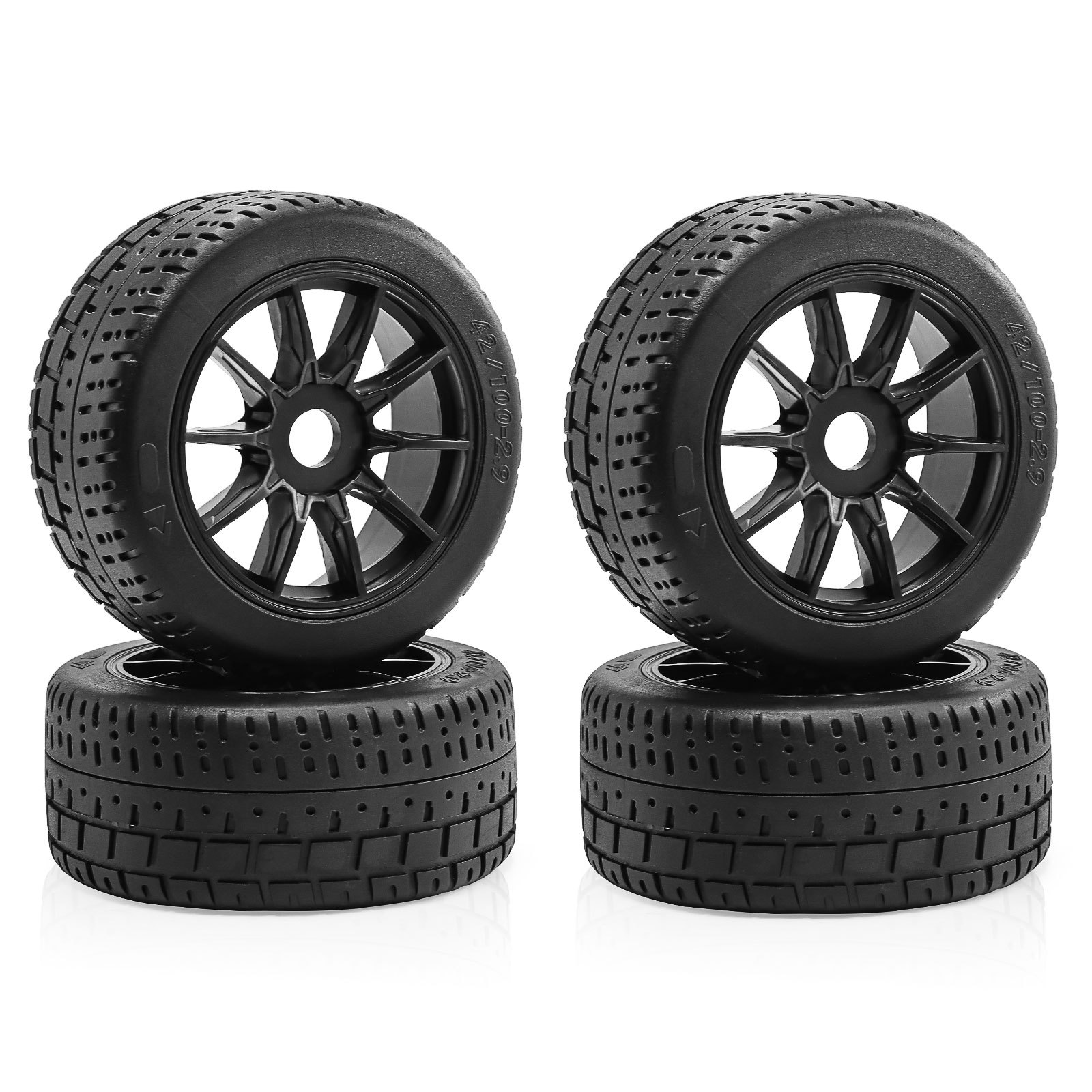 4 szt. felgi i opony RC 100*44 – Rc Truck Monster recenzja i cena